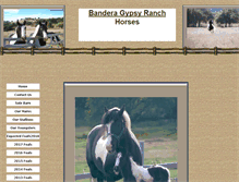 Tablet Screenshot of banderagypsyranch.com